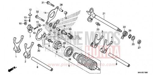 GEARSHIFT DRUM ADV750K de 2019